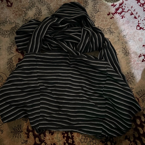 Faithfull The Brand Square Neckline Crop Top in San Cristobal Stripe - Picture 5 of 5